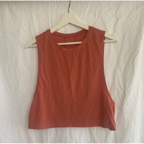 LULULEMON Muscle Love Crop Tank
Top Orange Coral Size Small - Picture 2 of 9